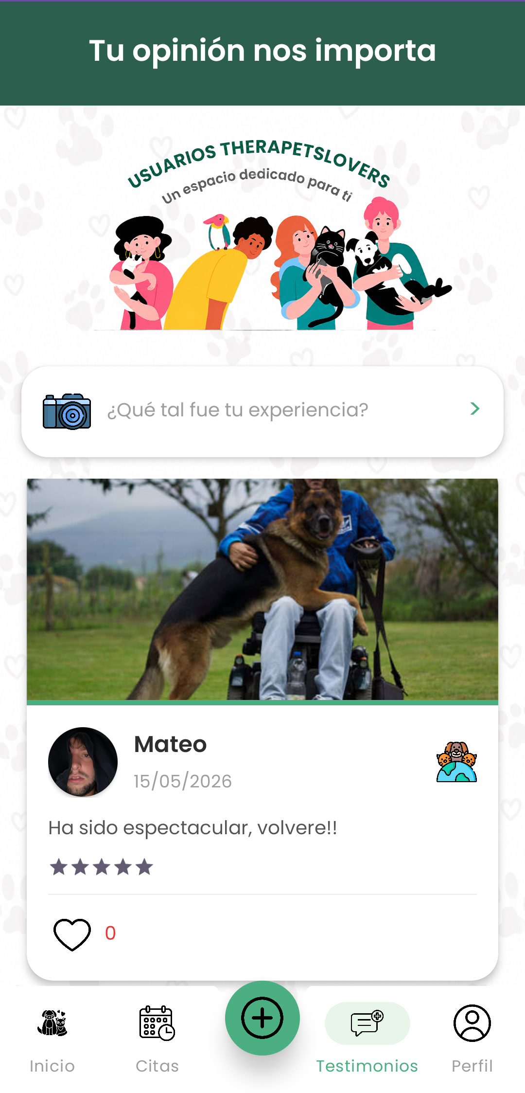 Testimonios